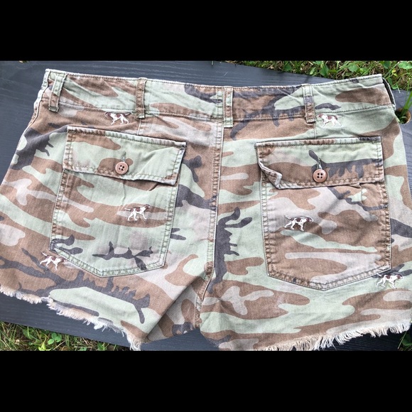 Denim & Supply Ralph Lauren Camo dog shorts - Picture 7 of 7